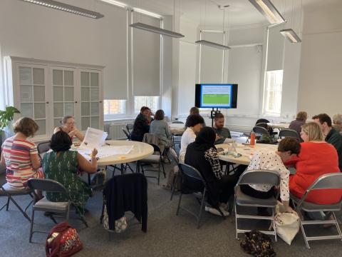 The stories are shown to a wider audience at a local knowledge exchange in Lancaster